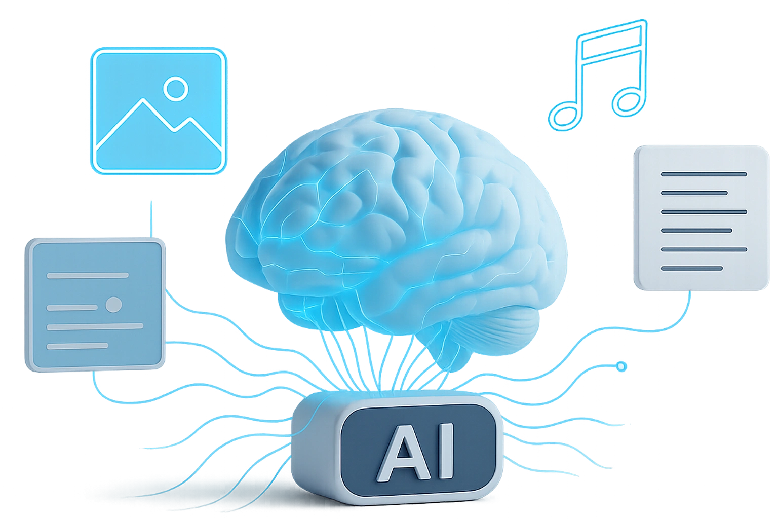 AI technology visualization